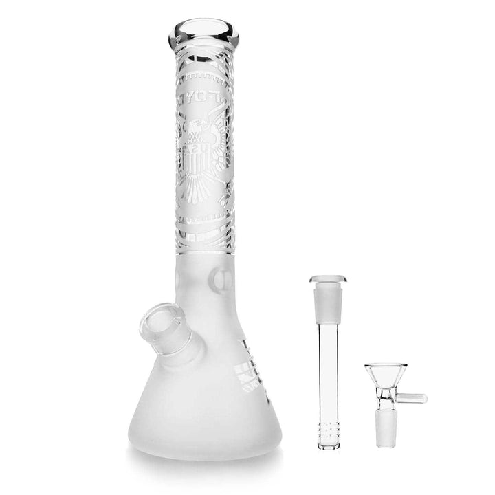 Frosted Glass Beaker Bong - PILOTDIARY