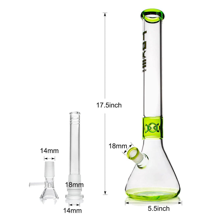 17.5" Beaker Bong With Ice Catcher - PILOTDIARY