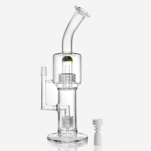 11Inches Double Matrix Perc Dab Rig - PILOT DIARY