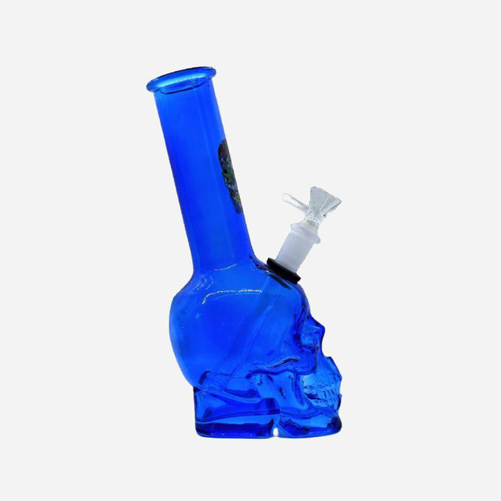 10 Inches Glass Skull Bong - PILOT DIARY