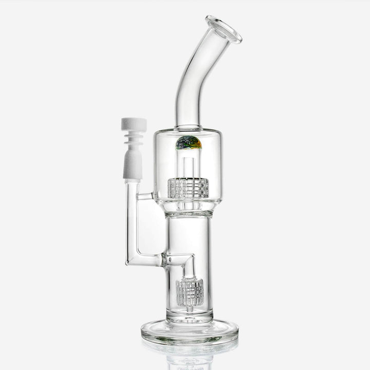 11Inches Double Matrix Perc Dab Rig - PILOT DIARY