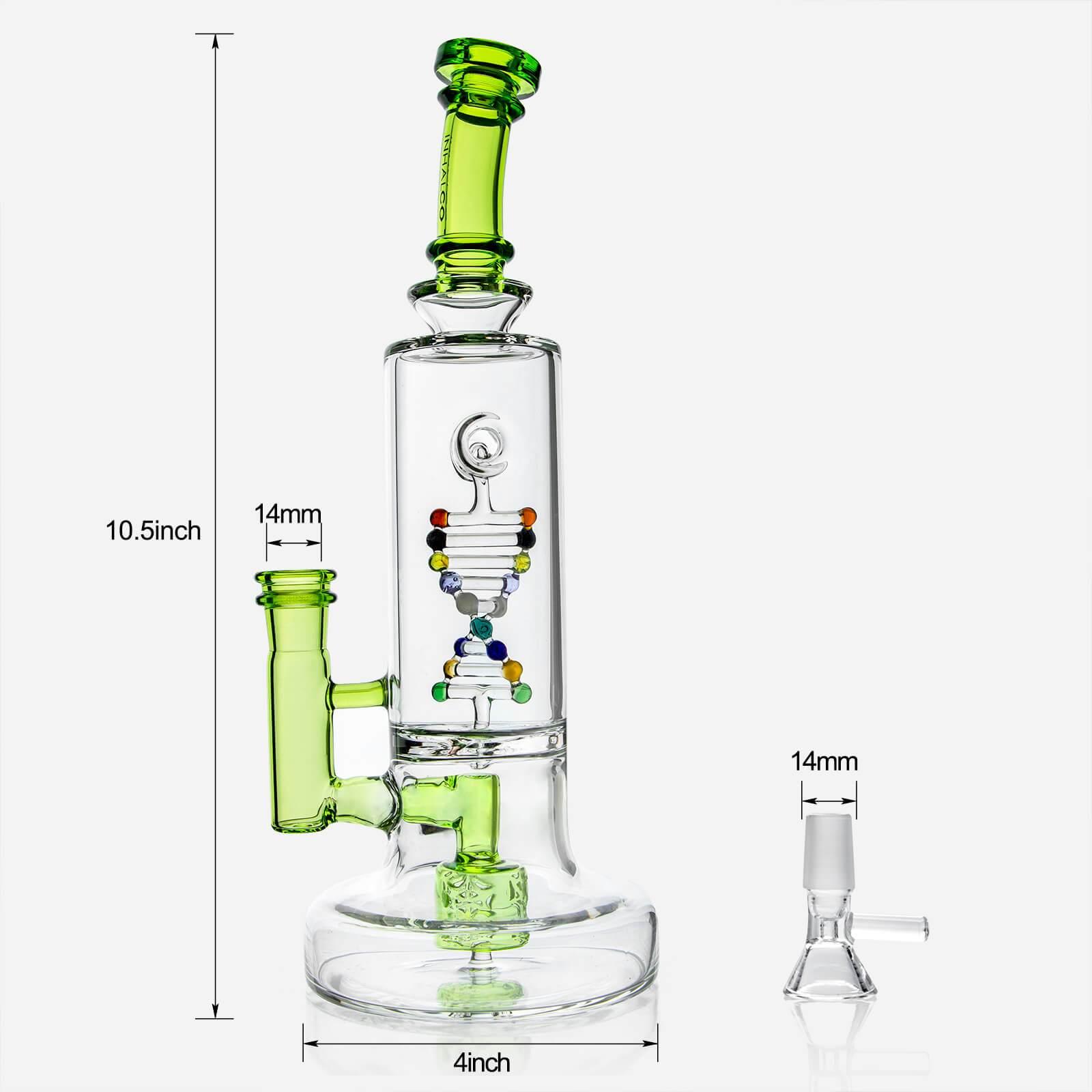 DNA Glass Dab Rig Green - PILOT DIARY