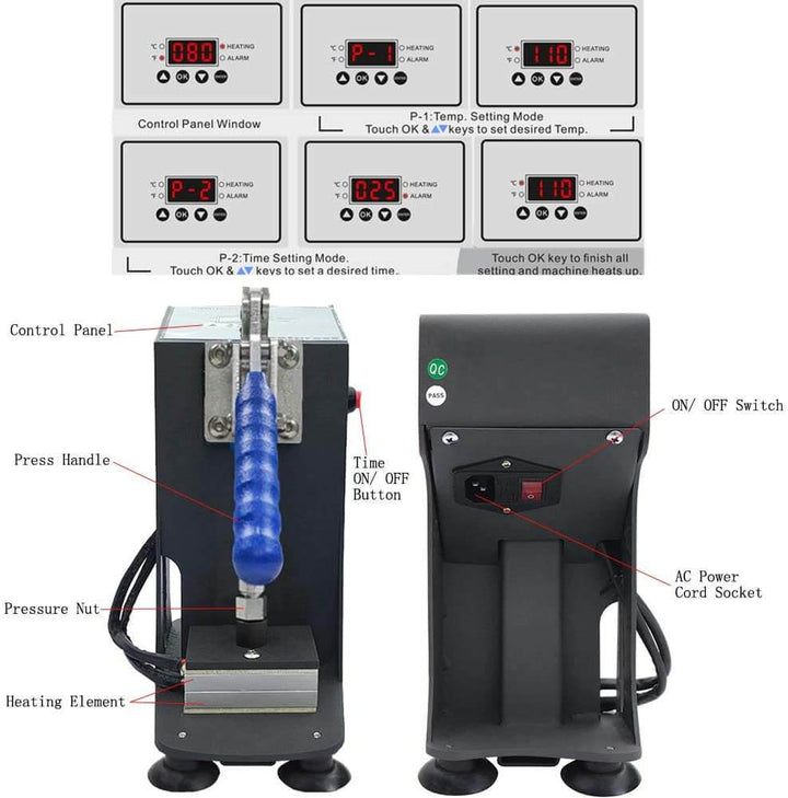 Rosin Heat Press Machine Digital Controller - PILOT DIARY