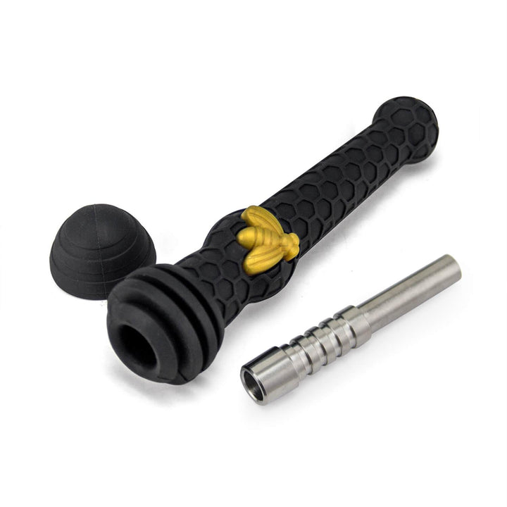 Silicone Honey Straw With 12mm Titanium Nail - PILOT DIARY