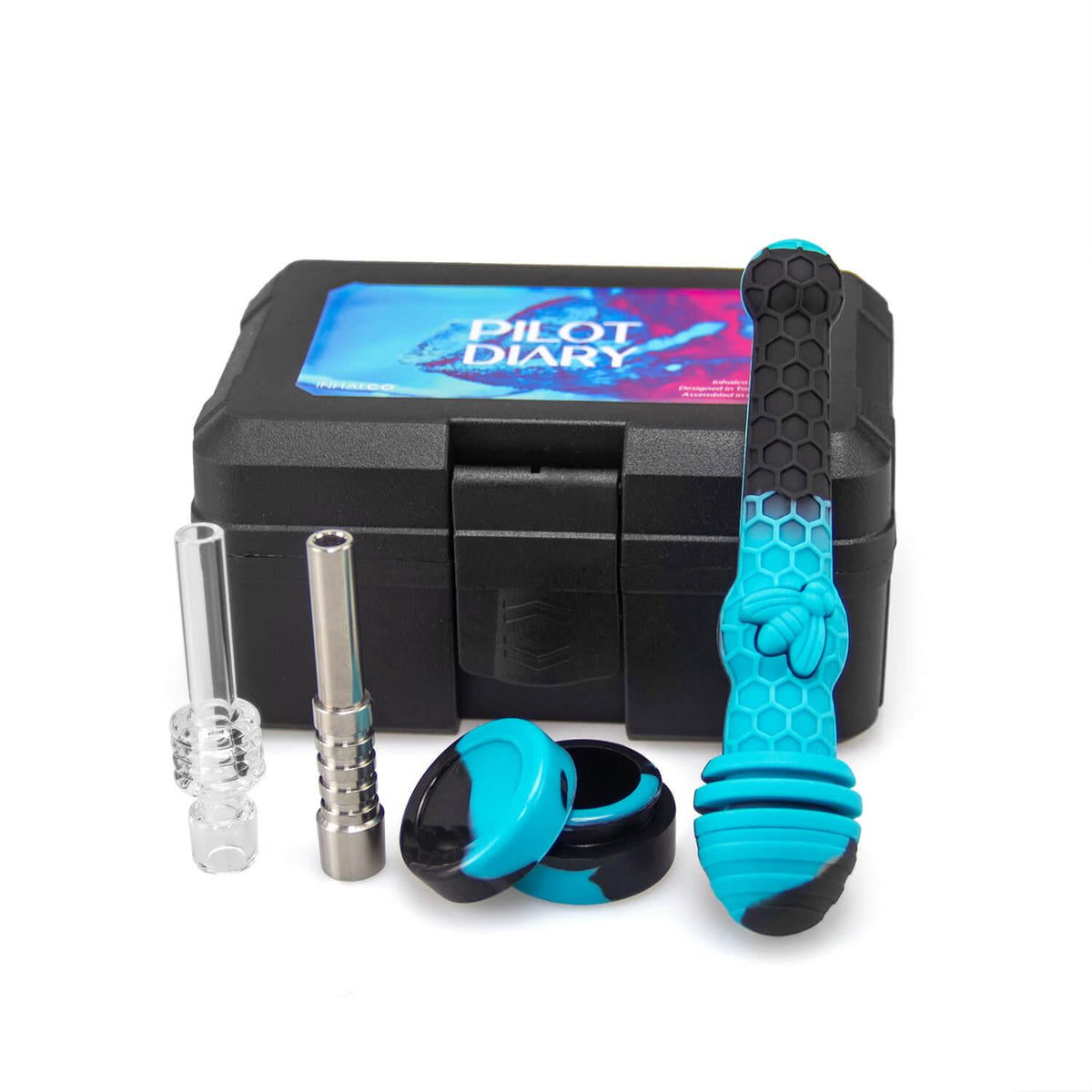 Silicone Honey Straw Kit With Travel Case PILOT DIARY PILOTDIARY