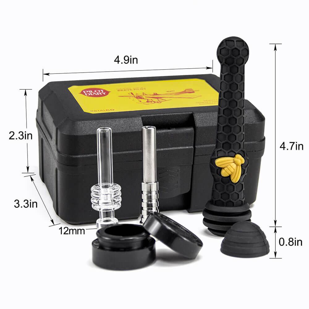 Silicone Honey Straw Kit With Travel Case - PILOT DIARY