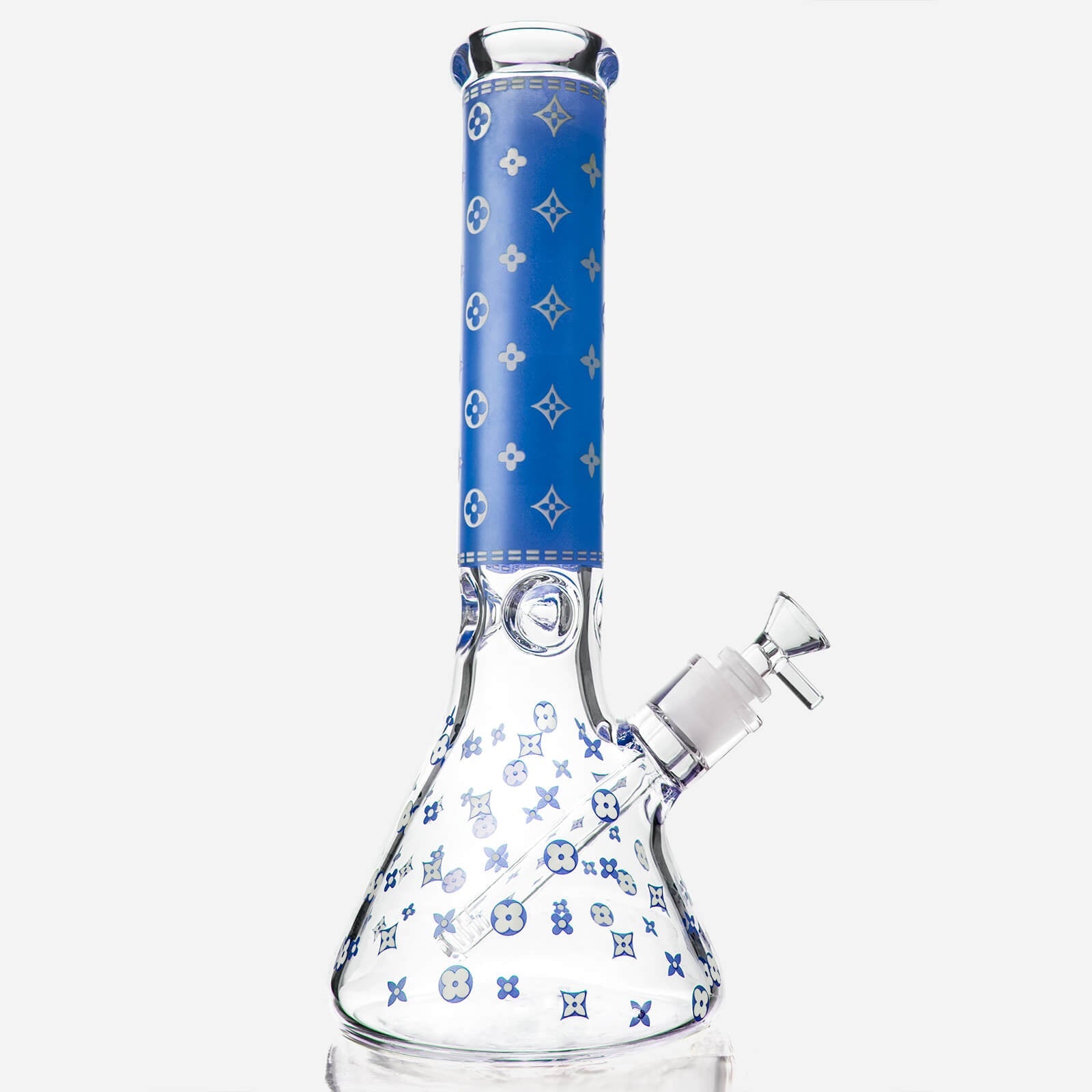 LV Pattern Beaker Bong - INHALCO
