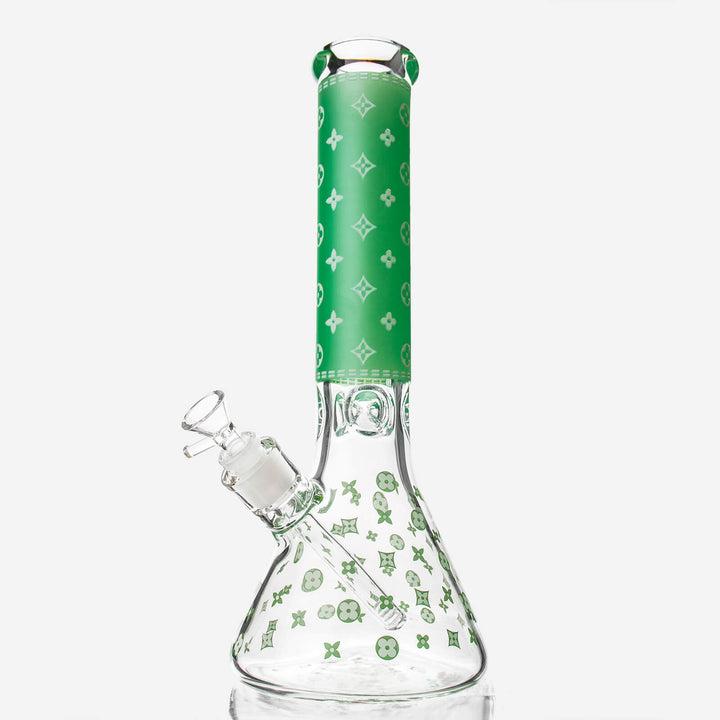 LV Pattern Beaker Bong - INHALCO