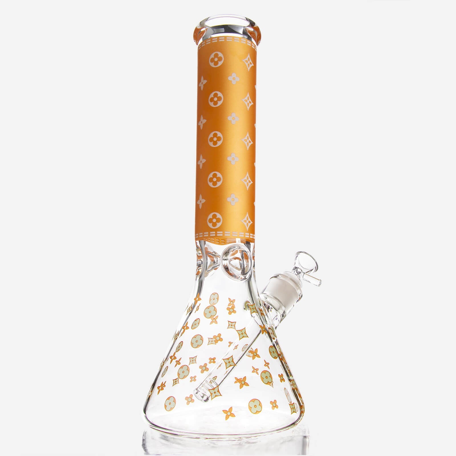 LV Pattern Beaker Bong - INHALCO