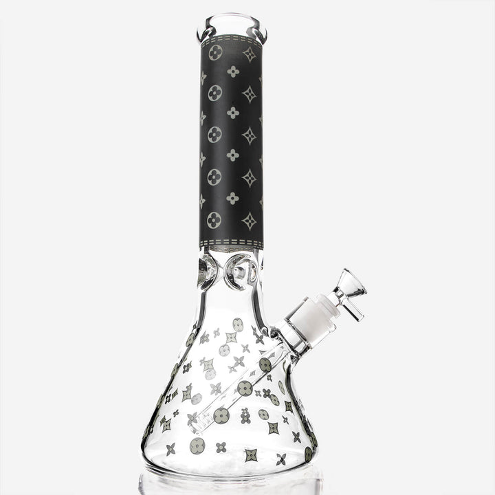 LV Pattern Beaker Bong - INHALCO