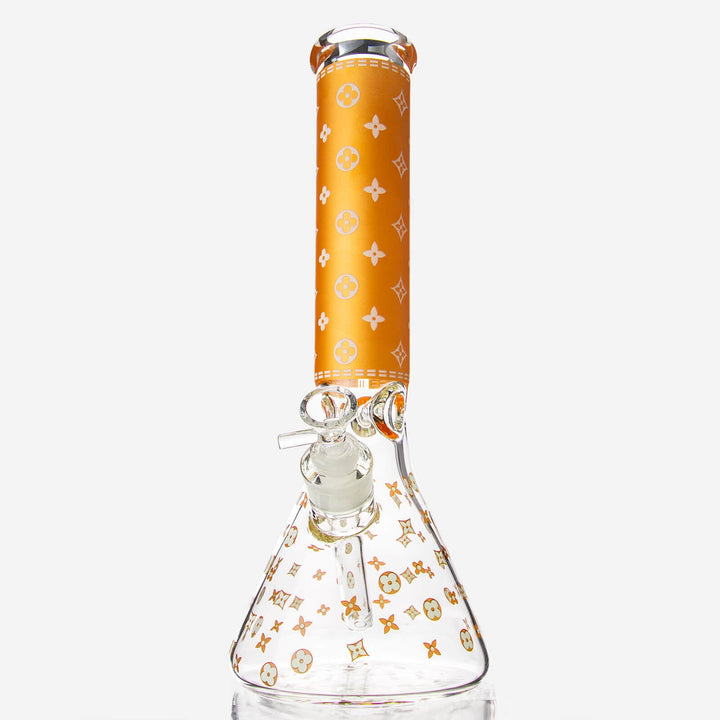 LV Pattern Beaker Bong - INHALCO