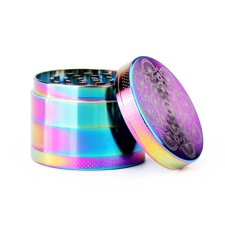 Mandala Grinder Opened – Top Lid and Grinding Teeth Exposed
