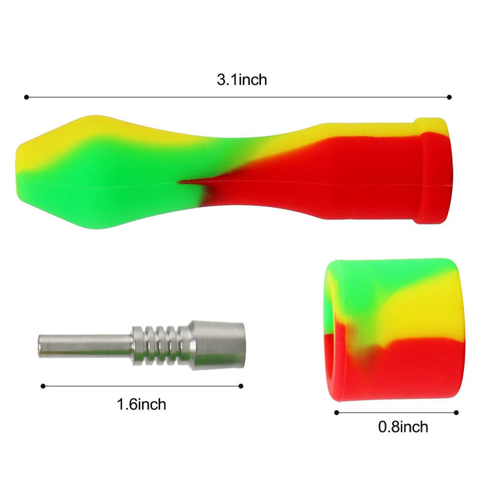 Mini Dab Straw 4.5 inch nectar collector size and dimensions