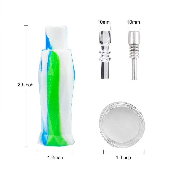 Mini Nectar Collector Kit with size reference, showing compact and portable design for easy carrying