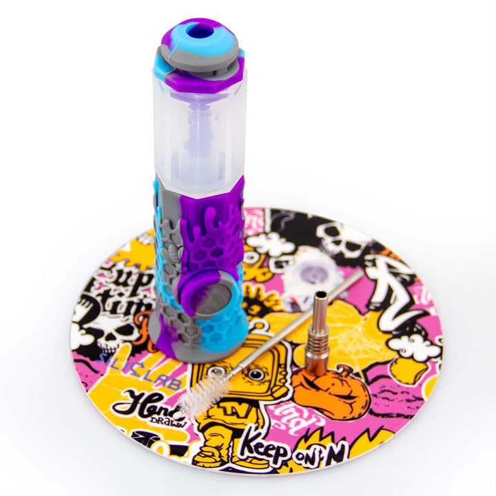 Honeycomb Honey Straw Kit with Titanium Tip