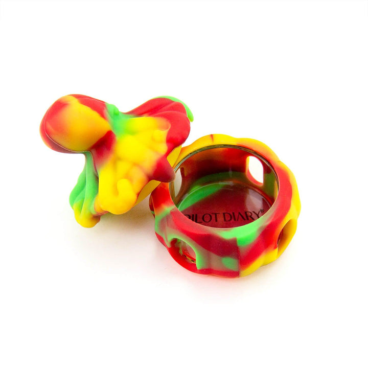 Interior of Octopus Silicone Dab Wax Container – non-stick 10ml jar