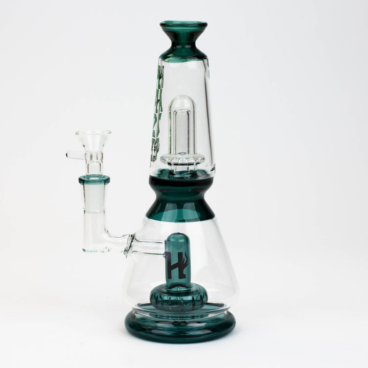 8.5" Glass Water Bong with Showerhead perc_2