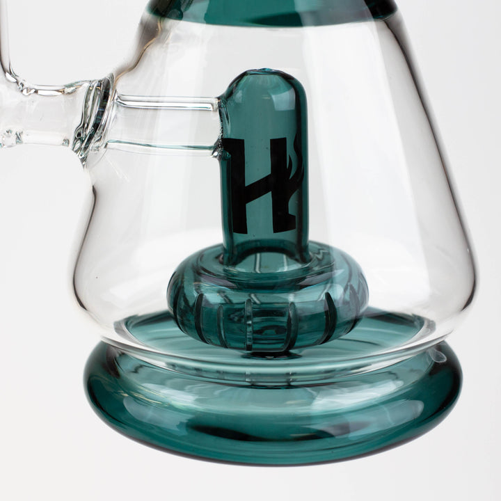 8.5" Glass Water Bong with Showerhead perc_6