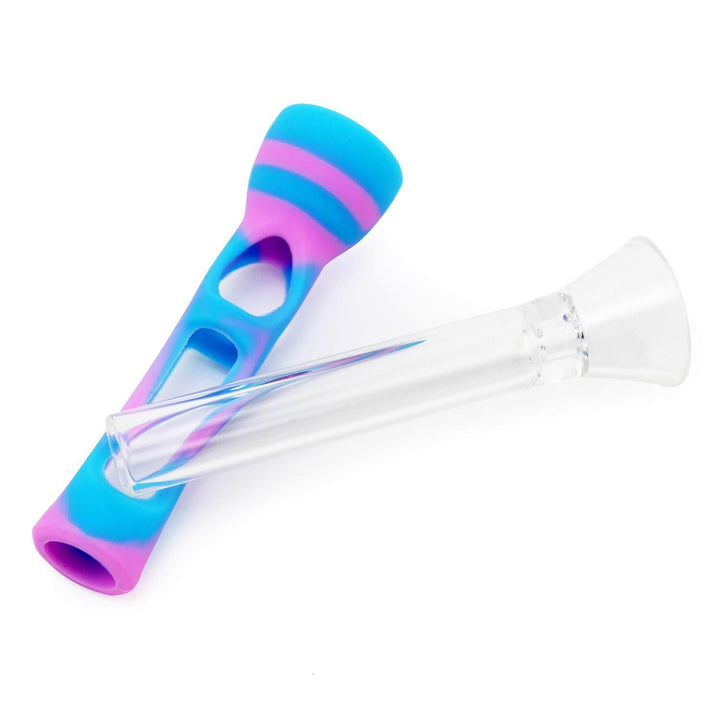 Glass One Hitter with Silicone Protector - PILOT DIARY