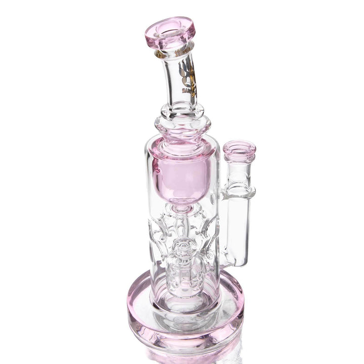 Straight Fab Torus Pink Glass Bong - PILOTDIARY