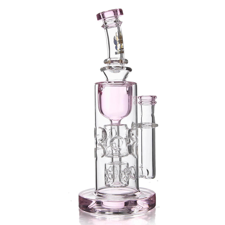 Straight Fab Torus Pink Glass Bong - PILOTDIARY