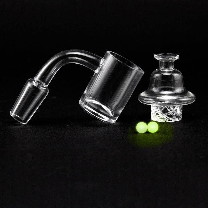 Quartz Banger with Spinner Carb Cap and Terp Pearls - PILOT DIARY