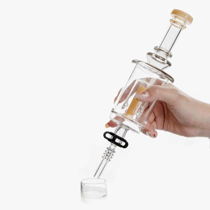 Seed Of Life Perc Glass Nectar Straw