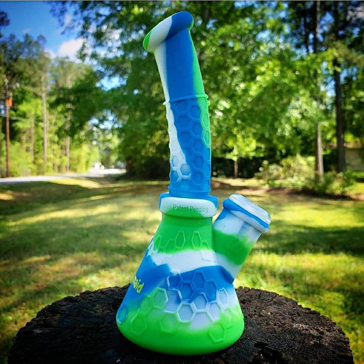6.4 inch Silicone Beaker Wster Pipe Bong - PILOTDIARY
