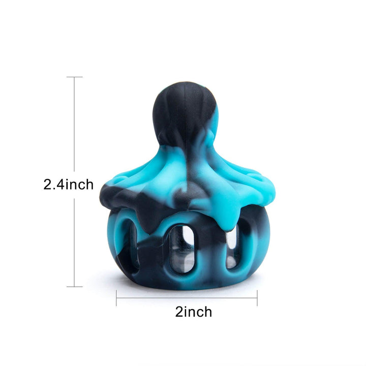 Silicone Dab Containers 10ml dimensions – 2.4 inches height x 2 inches width