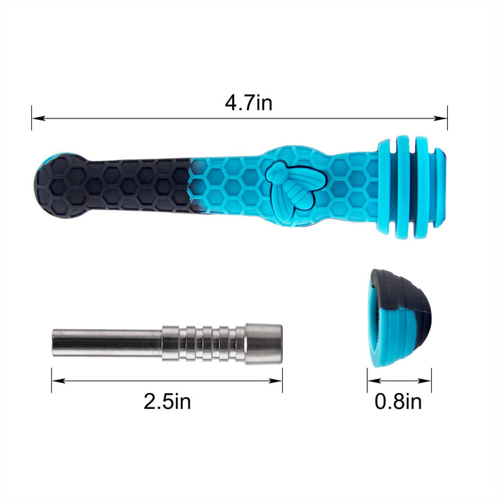Silicone Dab Straw 6.5" for wax