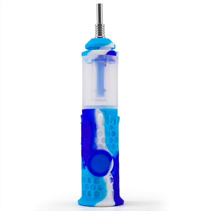 Silicone Honeycomb Honey Straw with water filtration
