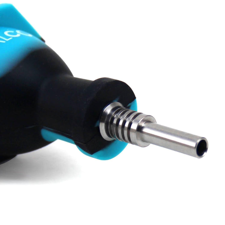 Silicone Nectar Collector Dab Straw with Titanium Tip