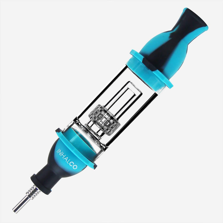 Silicone Nectar Collector Dab Straw with Water Filter and Steel Tip