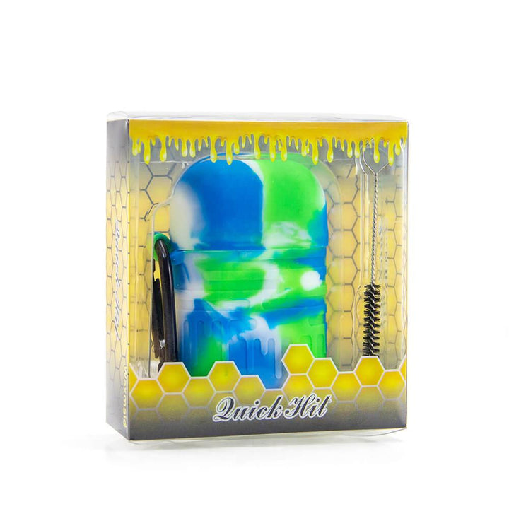 Silicone One Hitter Dugout Set in Retail Packaging