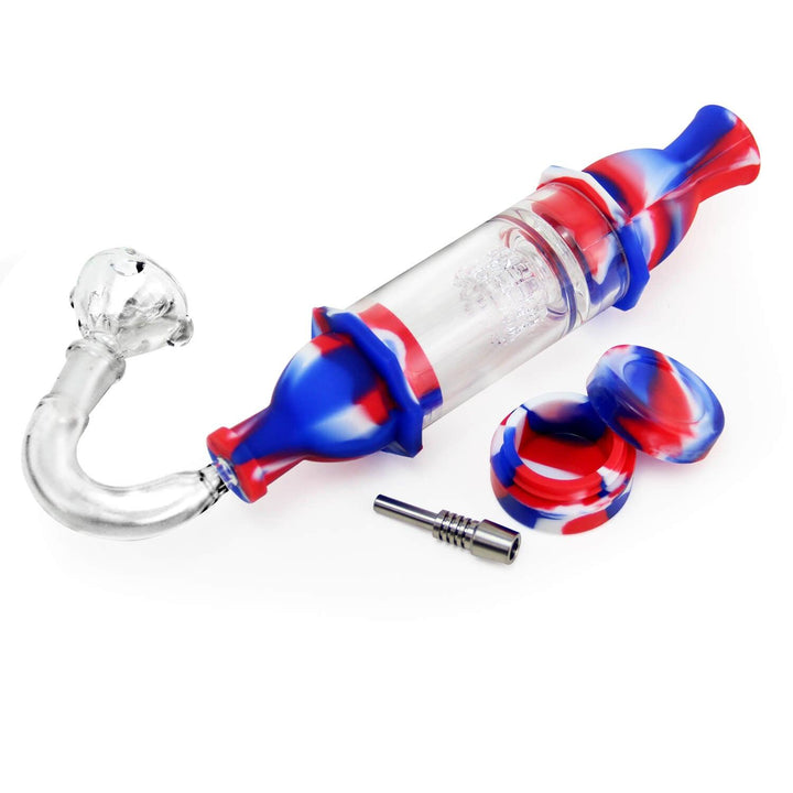 Silicone Glass Dab Straw Full Kit - PILOT DIARY