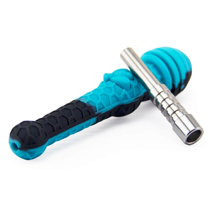 Silicone Dab Straw with Cap 6.5" - PILOT DIARY