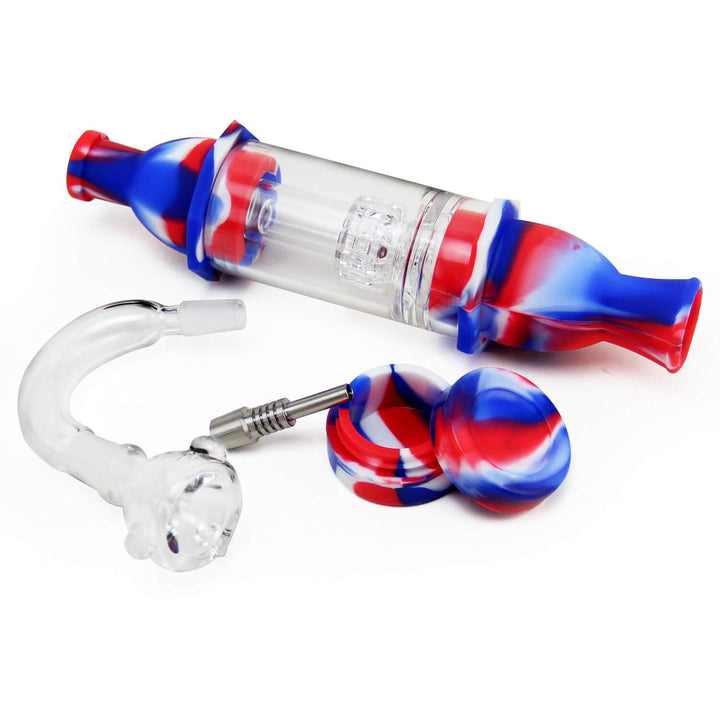 Silicone Glass Dab Straw Full Kit - PILOT DIARY