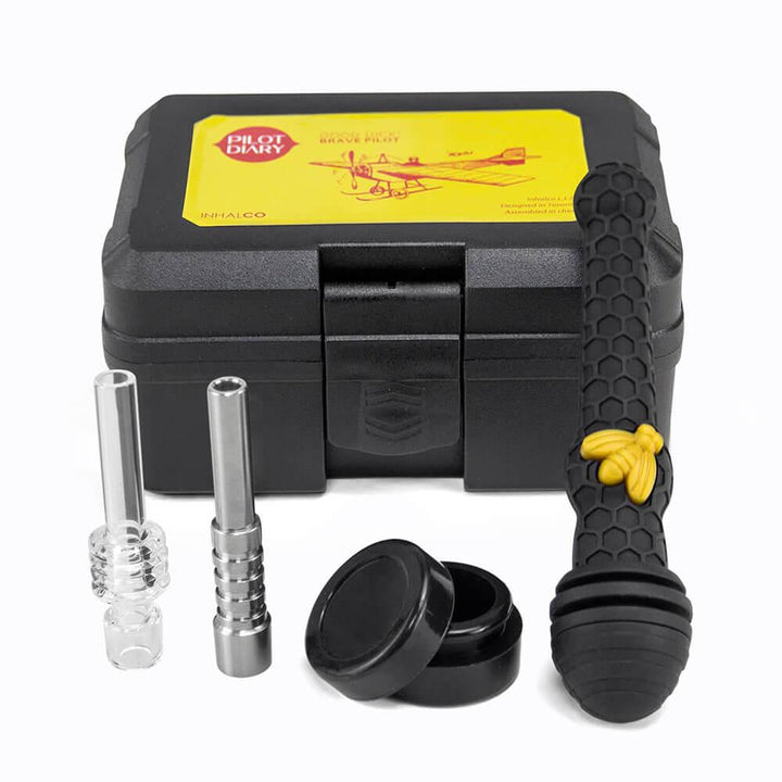 Silicone Honey Straw Kit With Travel Case - PILOT DIARY