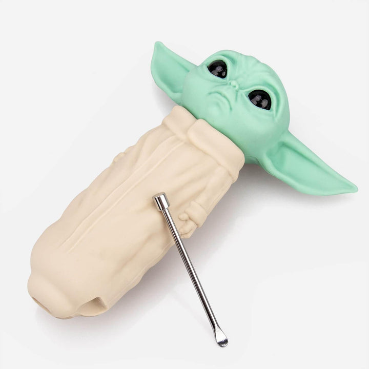 Baby Yoda Portable Silicone Hand Pipe - PILOT DIARY