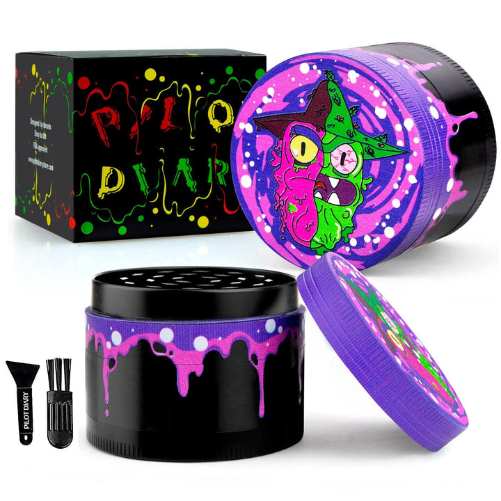 Scary Terry Metal Herb Grinder - PILOTDIARY