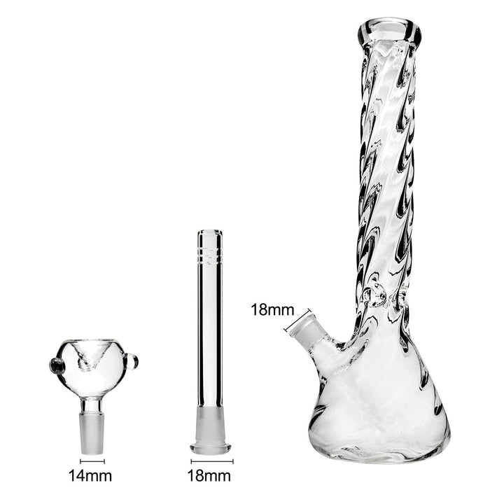Twist Glass Bong 16″ - PILOT DIARY
