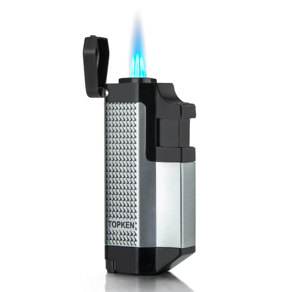 Silver Torch Lighter Triple Jet - PILOT DIARY