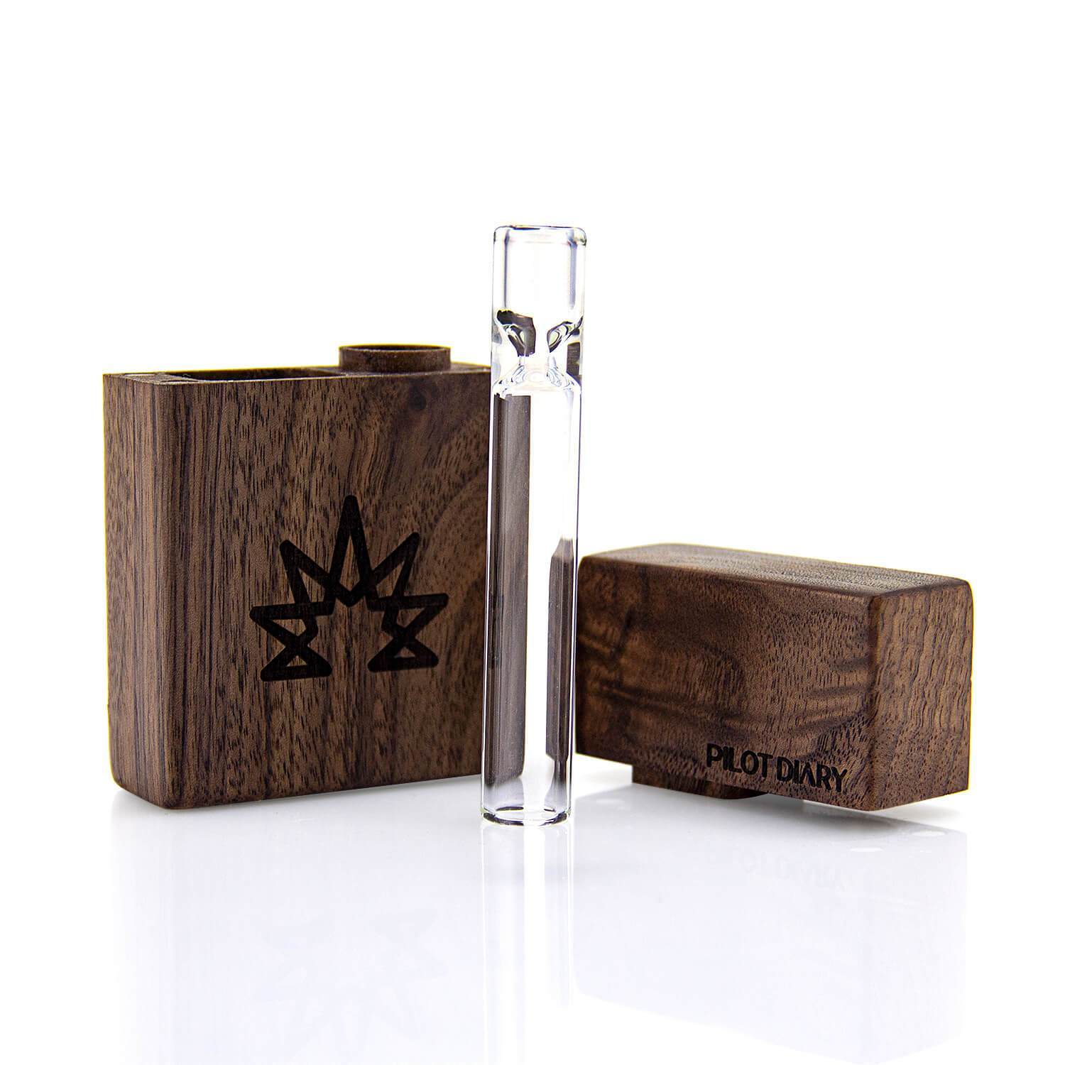 Wood Dugout With Glass One Hitter - PILOT DIARY