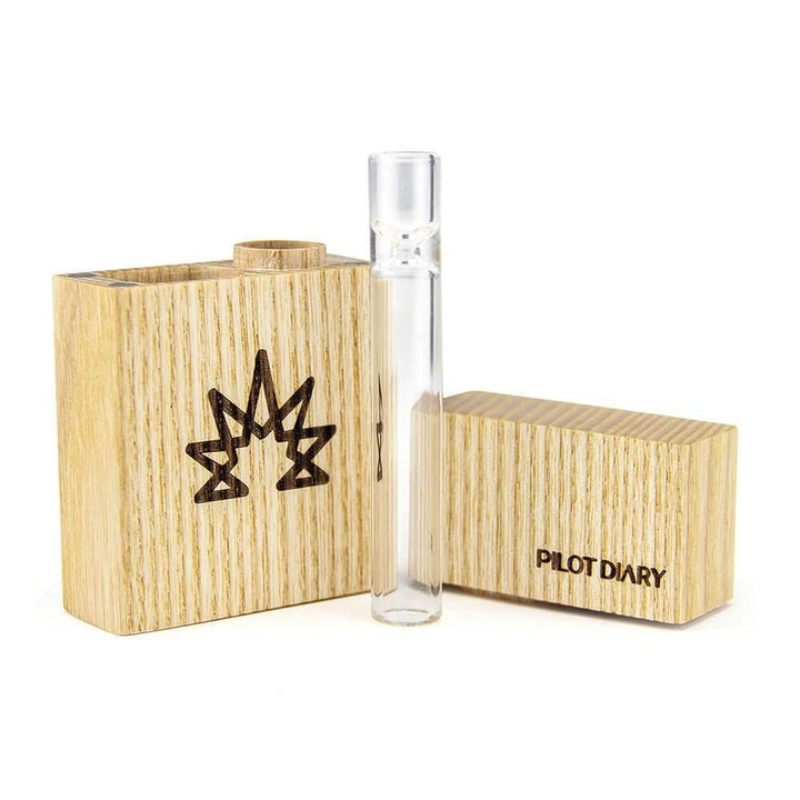 Wooden Dugout With Glass Bat - PILOT DIARY